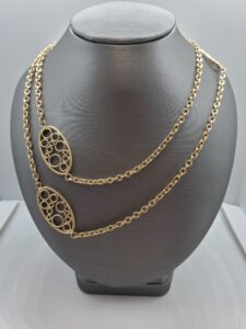 Yellow Gold long Necklace-image